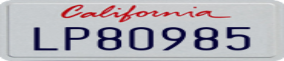 Truck License Plate