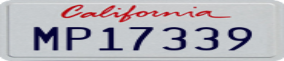 Truck License Plate
