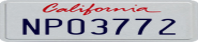 Truck License Plate
