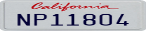 Truck License Plate