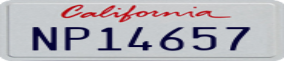 Truck License Plate