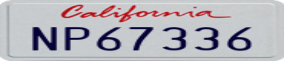 Truck License Plate