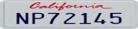 Truck License Plate