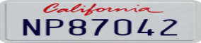 Truck License Plate