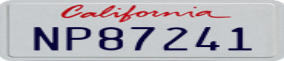Truck License Plate