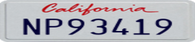 Truck License Plate