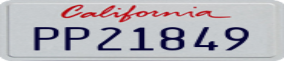 Truck License Plate