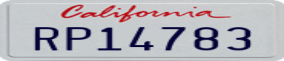 Truck License Plate