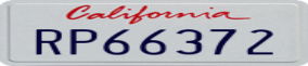 Truck License Plate