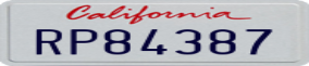 Truck License Plate