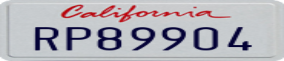 Truck License Plate