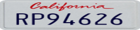 Truck License Plate