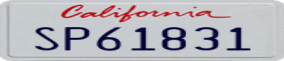 Truck License Plate
