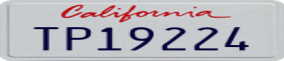 Truck License Plate