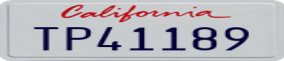 Truck License Plate
