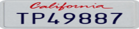 Truck License Plate