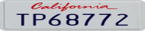 Truck License Plate