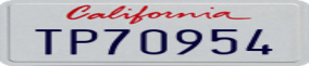 Truck License Plate