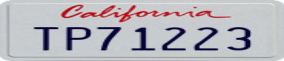 Truck License Plate
