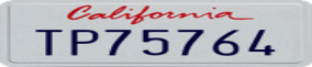 Truck License Plate