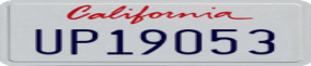 Truck License Plate