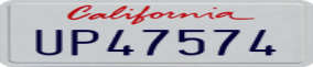 Truck License Plate