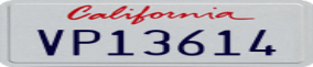 Truck License Plate