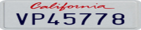 Truck License Plate