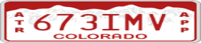 Truck License Plate