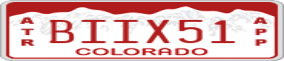 Truck License Plate
