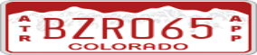 Truck License Plate