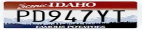 Truck License Plate
