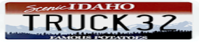 Truck License Plate