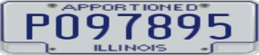 Truck License Plate