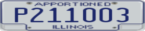 Truck License Plate