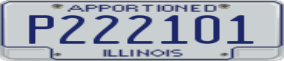 Truck License Plate