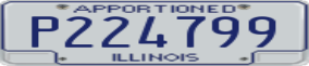 Truck License Plate