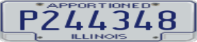 Truck License Plate