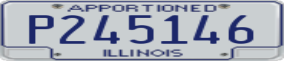 Truck License Plate