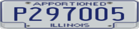 Truck License Plate