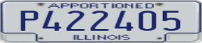 Truck License Plate