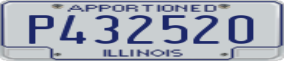 Truck License Plate