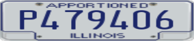 Truck License Plate