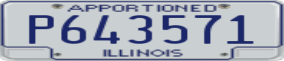 Truck License Plate