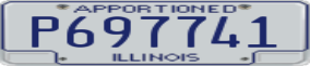 Truck License Plate