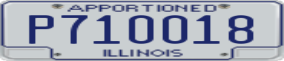 Truck License Plate