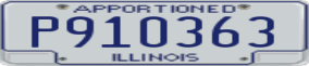 Truck License Plate
