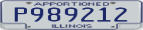 Truck License Plate