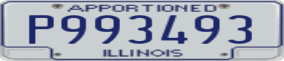 Truck License Plate