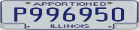 Truck License Plate